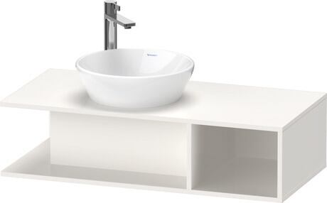 Console vanity unit wall-mounted, DE491902222 White High Gloss, Decor