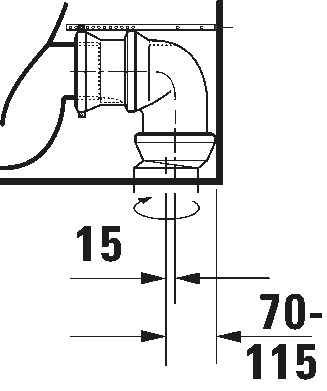 Toilet close-coupled, 200209