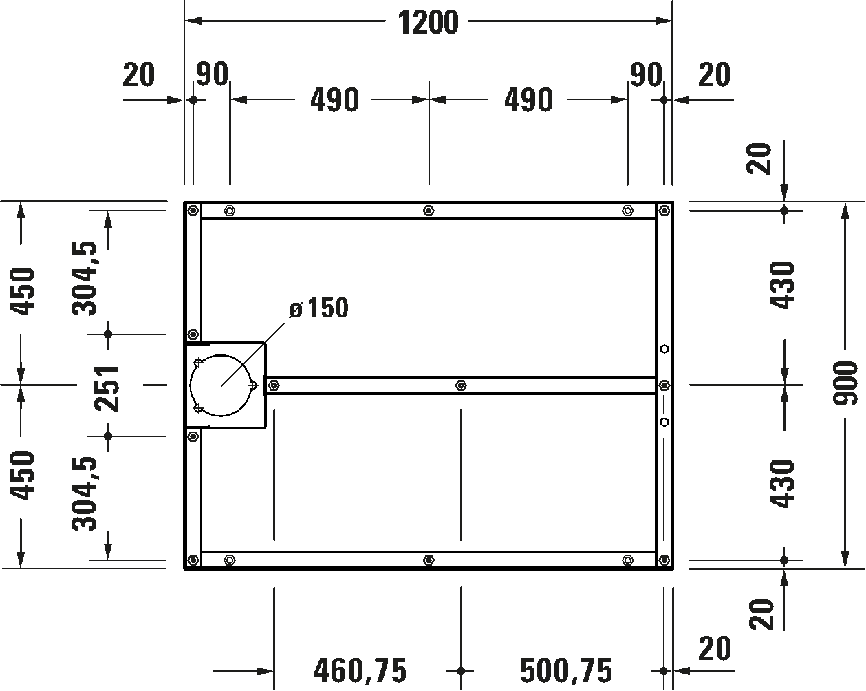 Support frame, 791106