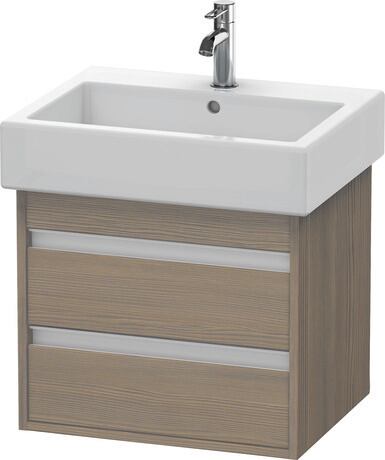 Vanity unit wall-mounted, KT663603535 Oak terra Matt, Decor