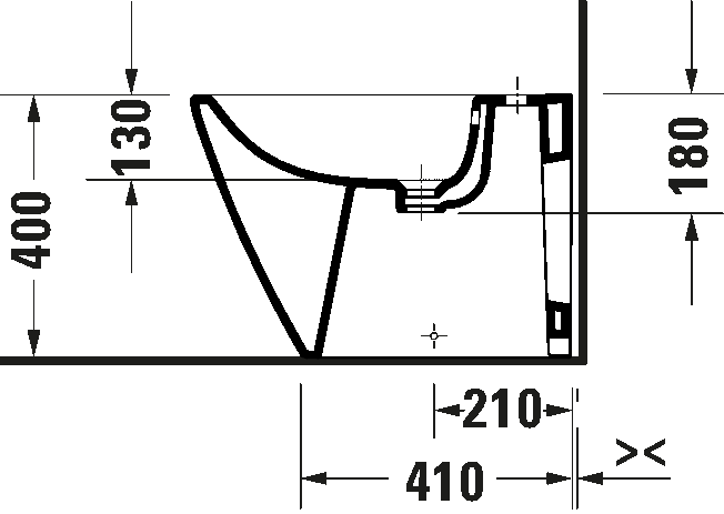 Floorstanding bidet, 229510