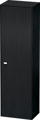 Tall cabinet, BR1331R1016 Hinge position: Right, Black oak Matt, Decor, Handle Chrome