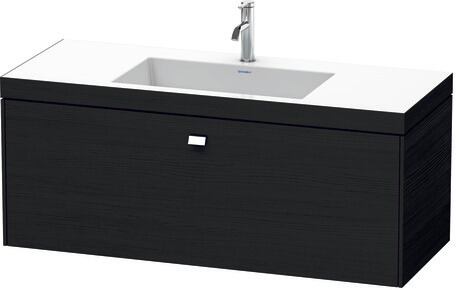 c-bonded set wall-mounted, BR4603O1016 Black oak Matt, Decor, Handle Chrome