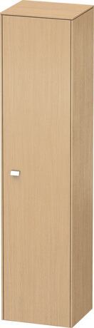 Tall cabinet, BR1330R1030 Hinge position: Right, Natural oak Matt, Decor, Handle Chrome