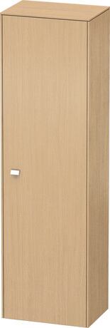 Tall cabinet, BR1331R1030 Hinge position: Right, Natural oak Matt, Decor, Handle Chrome