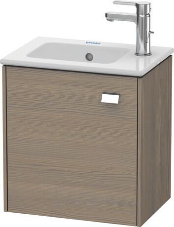 Vanity unit wall-mounted, BR4000L1035 Oak terra Matt, Decor, Handle Chrome