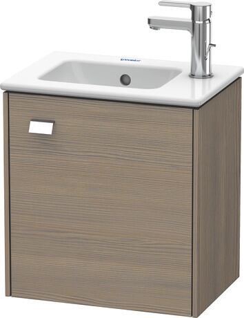 Vanity unit wall-mounted, BR4000R1035 Oak terra Matt, Decor, Handle Chrome