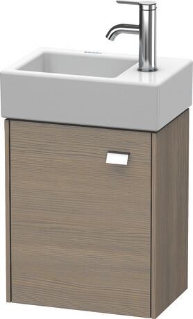 Vanity unit wall-mounted, BR4049L1035 Oak terra Matt, Decor, Handle Chrome