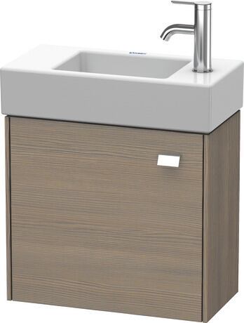 Vanity unit wall-mounted, BR4051L1035 Oak terra Matt, Decor, Handle Chrome