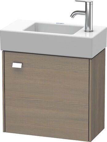 Vanity unit wall-mounted, BR4051R1035 Oak terra Matt, Decor, Handle Chrome