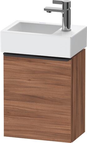 Vanity unit wall-mounted, DE4218LBD790000 Walnut Matt, Decor, Handle Diamond black