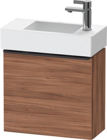 Vanity unit wall-mounted, DE4219LBD790000 Walnut Matt, Decor, Handle Diamond black