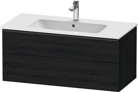 Vanity unit wall-mounted, DE42630BD160000 Black oak Matt, Decor, Handle Diamond black