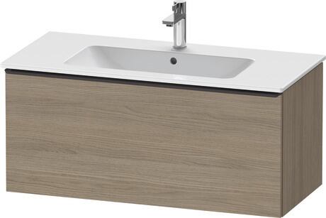 Vanity unit wall-mounted, DE42630BD350000 Oak terra Matt, Decor, Handle Diamond black