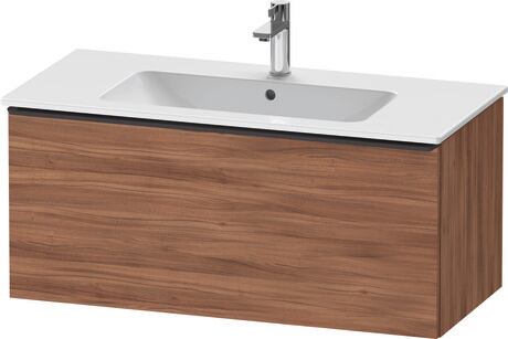 Vanity unit wall-mounted, DE42630BD790000 Walnut Matt, Decor, Handle Diamond black