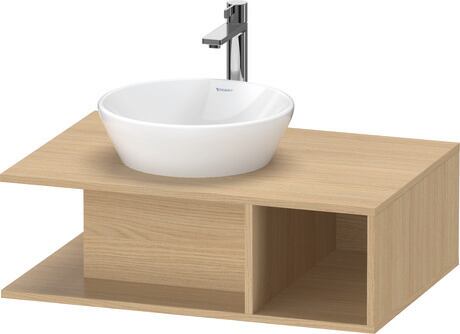 Console vanity unit wall-mounted, DE492803030 Natural oak Matt, Decor