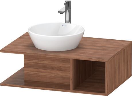 Console vanity unit wall-mounted, DE492807979 Walnut Matt, Decor