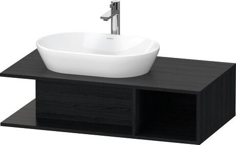 Console vanity unit wall-mounted, DE492901616 Black oak Matt, Decor