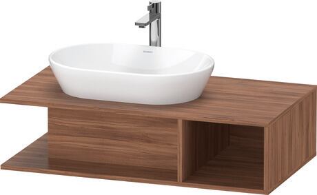 Console vanity unit wall-mounted, DE492907979 Walnut Matt, Decor