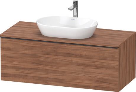 Console vanity unit wall-mounted, DE49490BD790000 Walnut Matt, Decor, Handle Diamond black