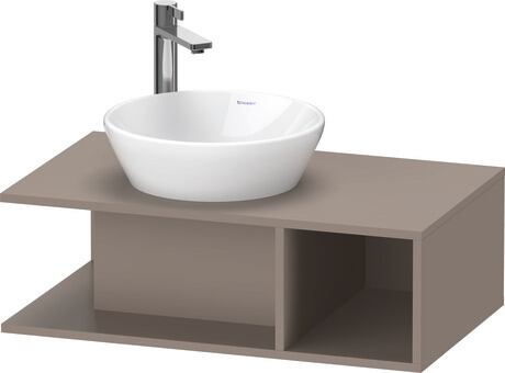 Console vanity unit wall-mounted, DE491804343 Basalte Matt, Decor