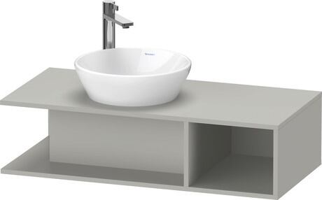 Console vanity unit wall-mounted, DE491900707 Concrete grey Matt, Decor