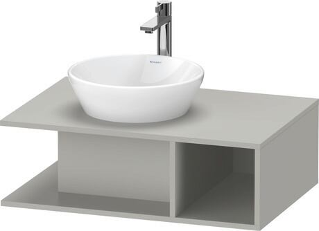 Console vanity unit wall-mounted, DE492800707 Concrete grey Matt, Decor