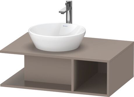 Console vanity unit wall-mounted, DE492804343 Basalte Matt, Decor