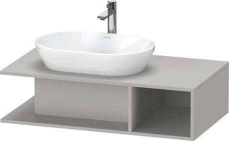 Console vanity unit wall-mounted, DE492900707 Concrete grey Matt, Decor