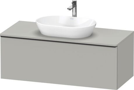 Console vanity unit wall-mounted, DE49490BD070000 Concrete grey Matt, Decor, Handle Diamond black