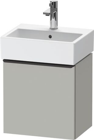 Vanity unit wall-mounted, DE4217LBD070000 Concrete grey Matt, Decor, Handle Diamond black