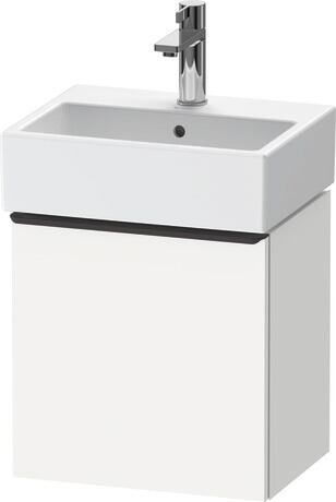 Vanity unit wall-mounted, DE4217LBD180000 White Matt, Decor, Handle Diamond black