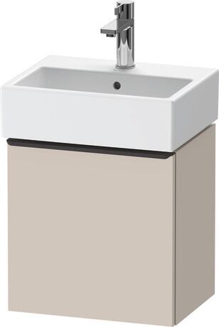 Vanity unit wall-mounted, DE4217LBD910000 taupe Matt, Decor, Handle Diamond black