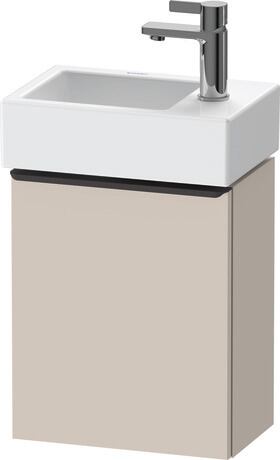 Vanity unit wall-mounted, DE4218LBD910000 taupe Matt, Decor, Handle Diamond black