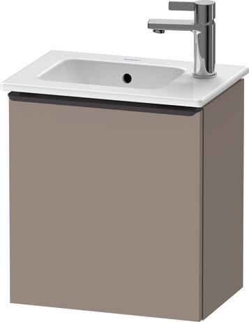 Vanity unit wall-mounted, DE4259LBD430000 Basalte Matt, Decor, Handle Diamond black