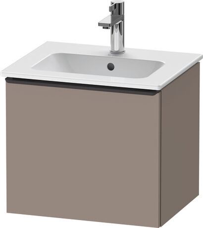 Vanity unit wall-mounted, DE42600BD430000 Basalte Matt, Decor, Handle Diamond black