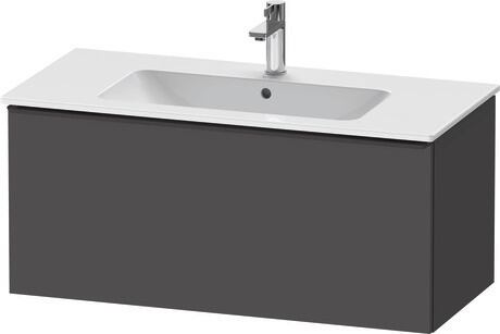 Vanity unit wall-mounted, DE42630BD490000 Graphite Matt, Decor, Handle Diamond black