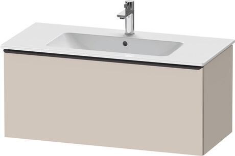 Vanity unit wall-mounted, DE42630BD910000 taupe Matt, Decor, Handle Diamond black