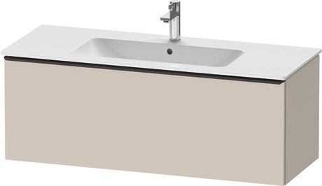 Vanity unit wall-mounted, DE42640BD910000 taupe Matt, Decor, Handle Diamond black