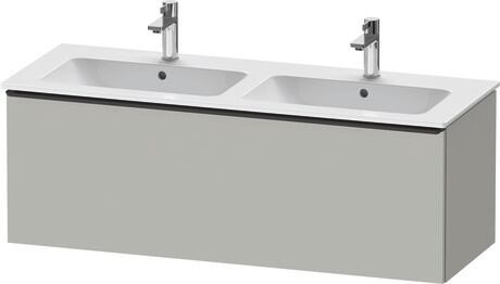 Vanity unit wall-mounted, DE42650BD070000 Concrete grey Matt, Decor, Handle Diamond black