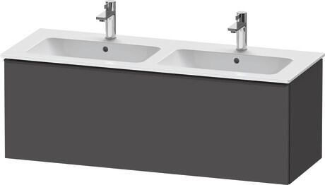 Vanity unit wall-mounted, DE42650BD490000 Graphite Matt, Decor, Handle Diamond black