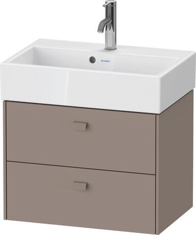 Vanity unit wall-mounted, BR432804343 Basalte Matt, Decor, Handle Basalte