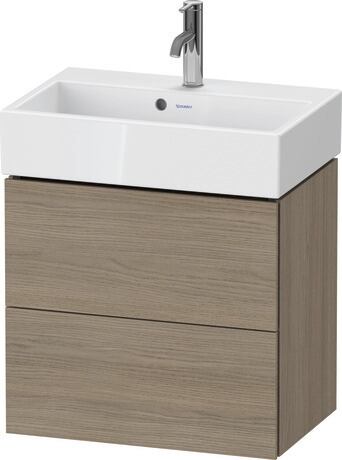 Vanity unit wall-mounted, LC621903535 Oak terra Matt, Decor, Interior system Optional