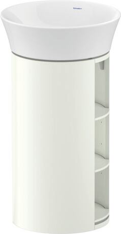 Vanity unit floorstanding, WT423903636 White Satin Matt, Lacquer