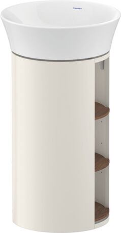 Vanity unit floorstanding, WT423907739 Nordic white Satin Matt, Lacquer