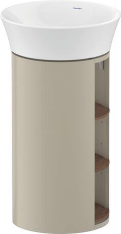 Vanity unit floorstanding, WT423907760 taupe Satin Matt, Lacquer