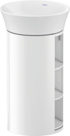 Vanity unit floorstanding, WT423908585 White High Gloss, Lacquer