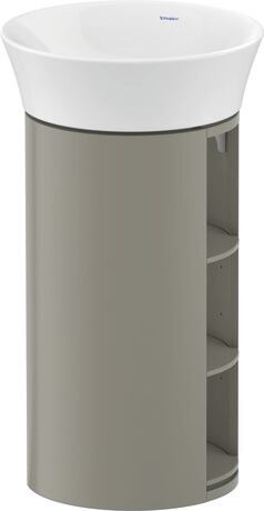 Vanity unit floorstanding, WT423909292 Stone grey Satin Matt, Lacquer