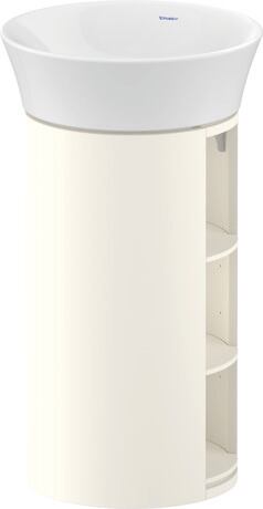 Vanity unit floorstanding, WT42390H4H4 Nordic white High Gloss, Lacquer