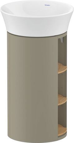 Vanity unit floorstanding, WT42390H5H2 Stone grey High Gloss, Lacquer